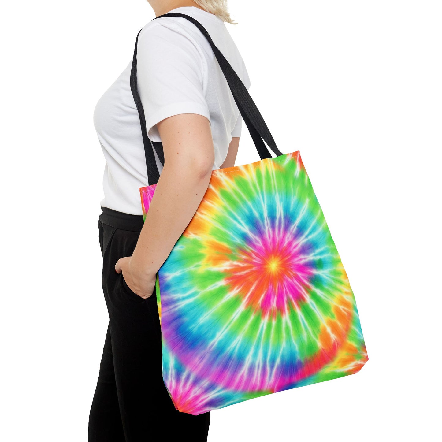 Tie-Dye Spiral Tote Bag