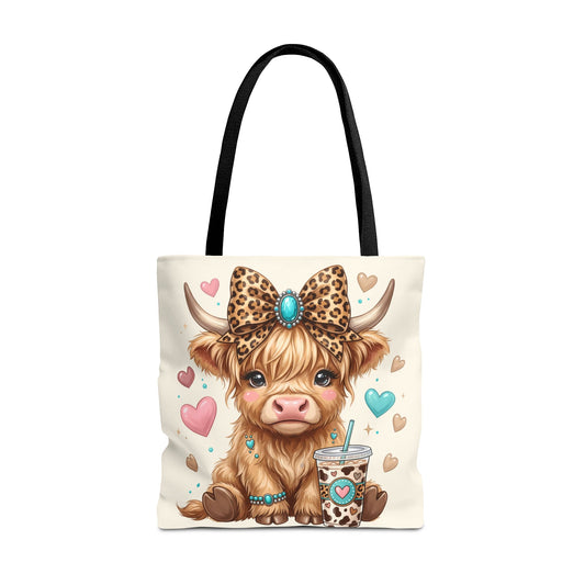 Cute Highland Cow Tote Bag
