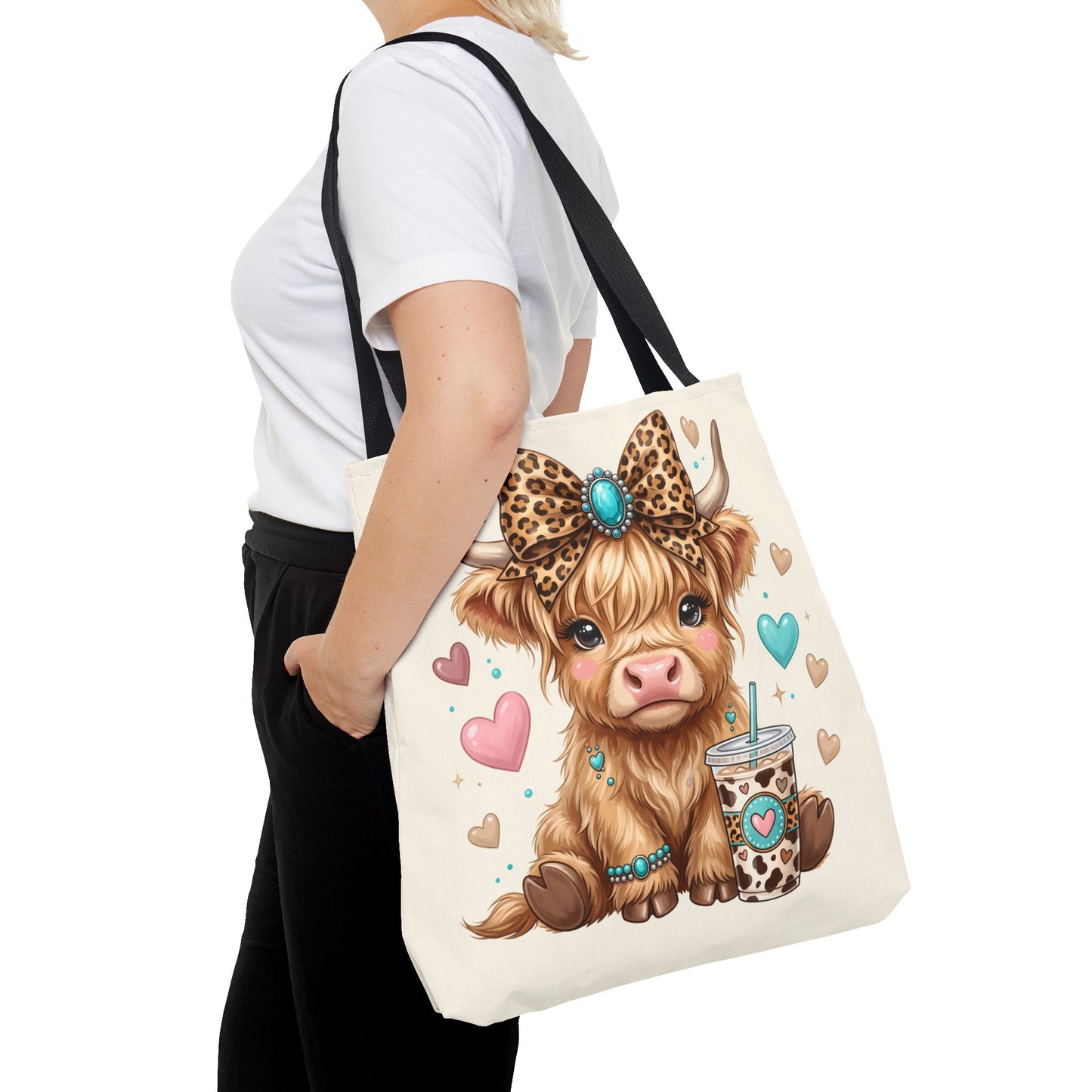 Cute Highland Cow Tote Bag