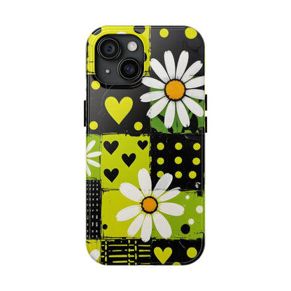 Daisy Patchwork Tough Phone Case
