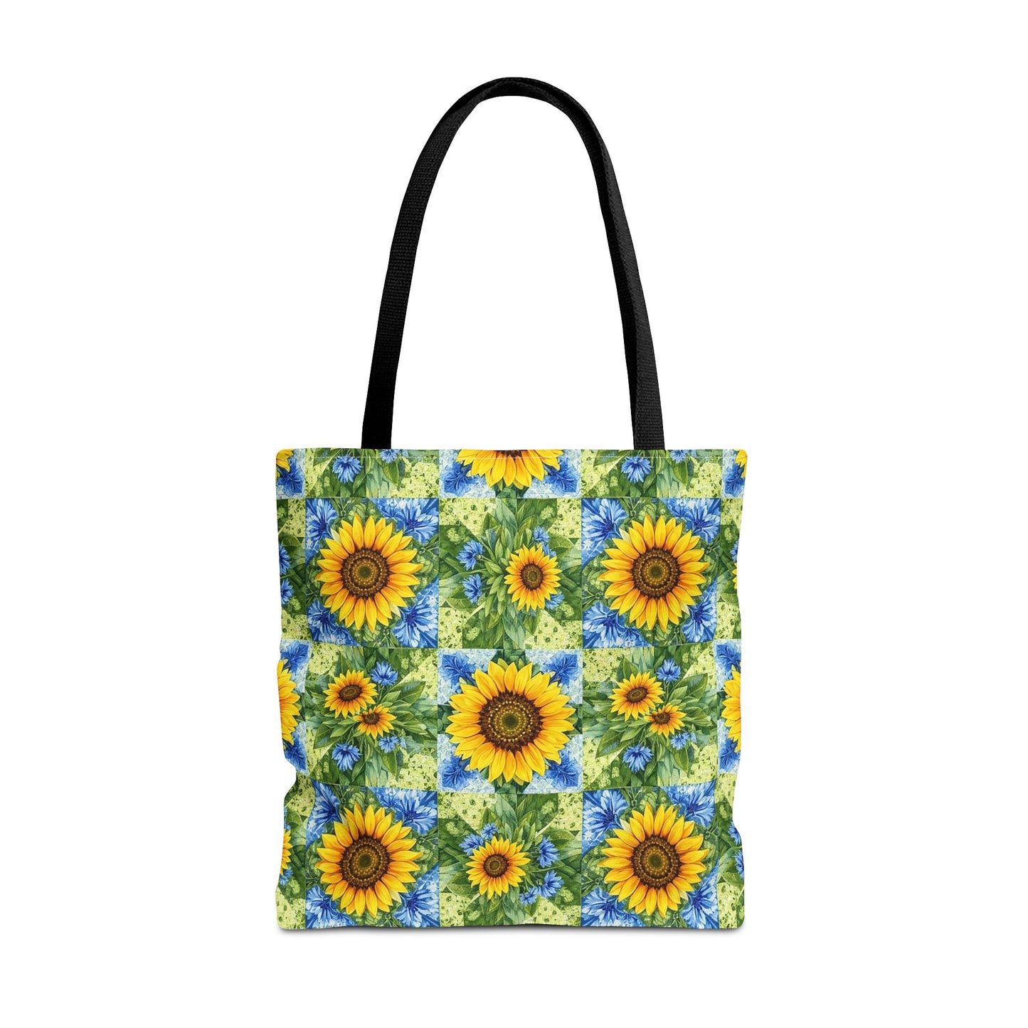 Sunflower Patchwork Tote Bag