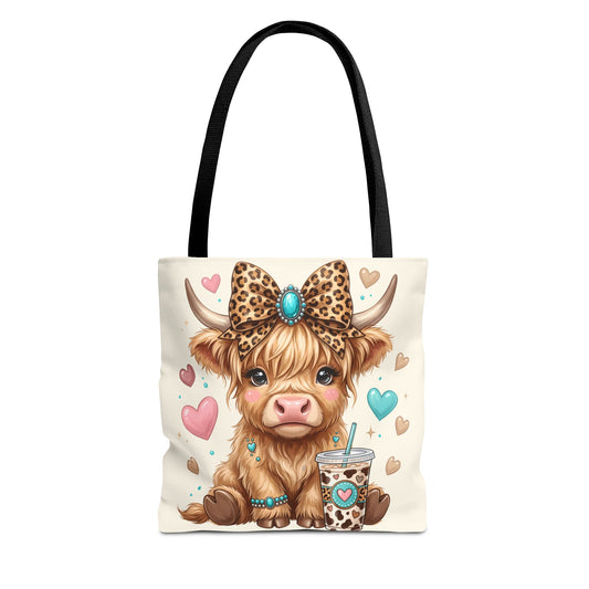 Cute Highland Cow Tote Bag