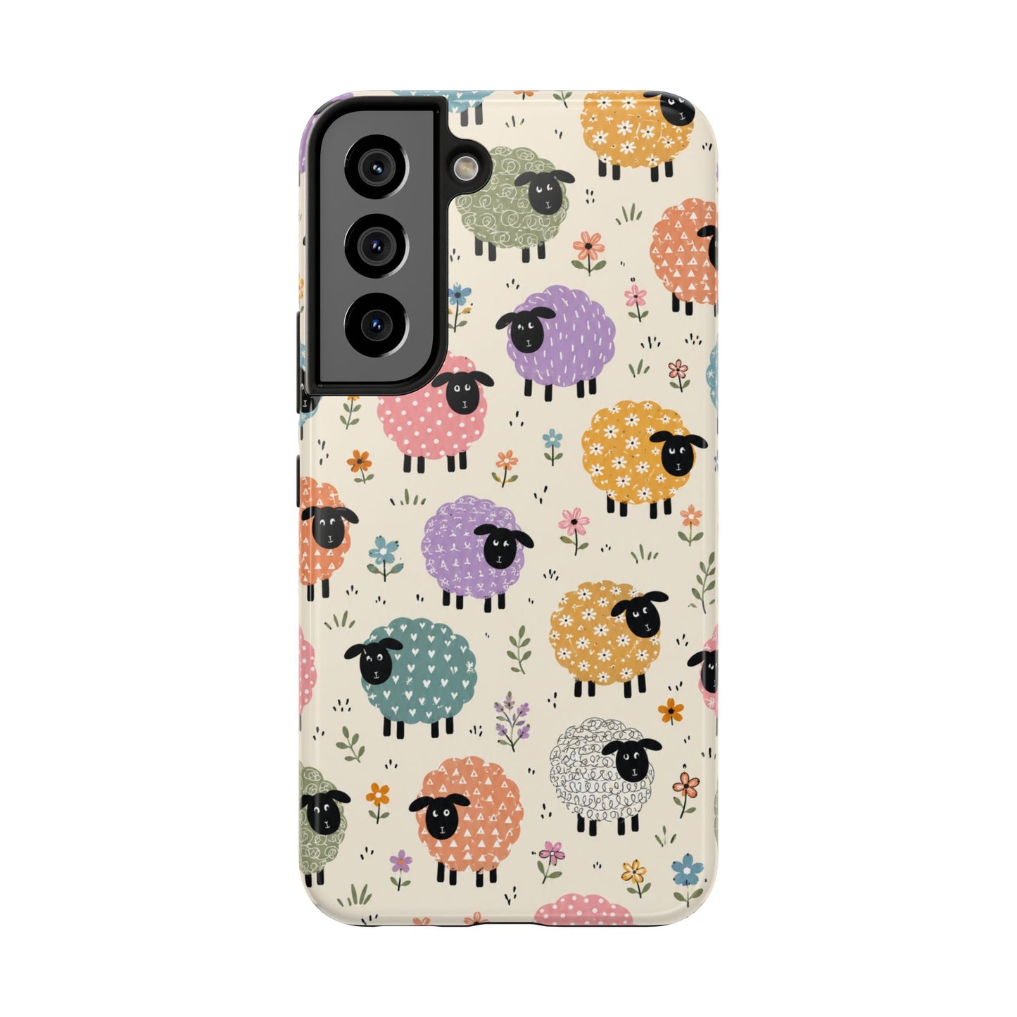 Cute Pastel Sheep Tough Phone Case
