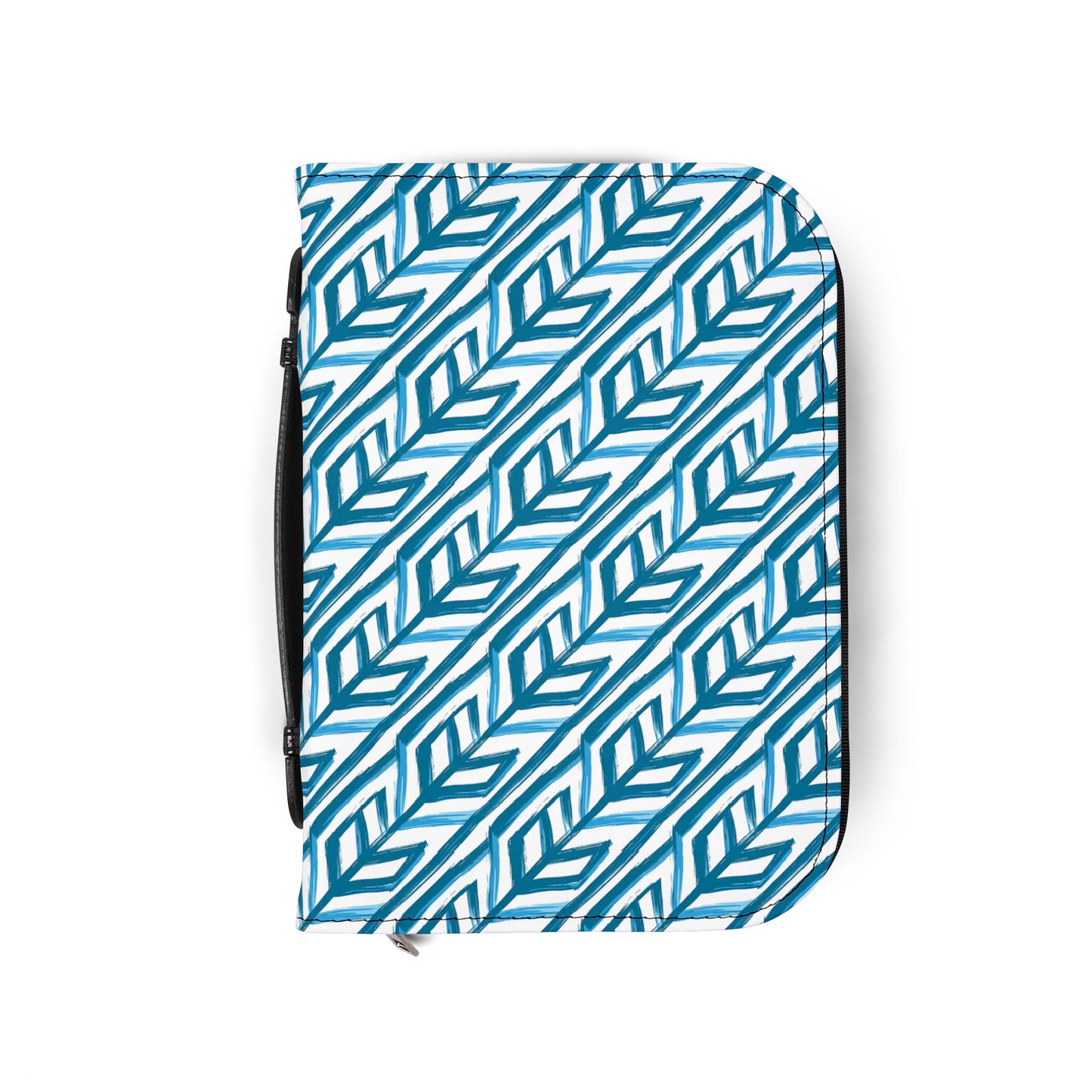 Blue Chevron Bible Cover