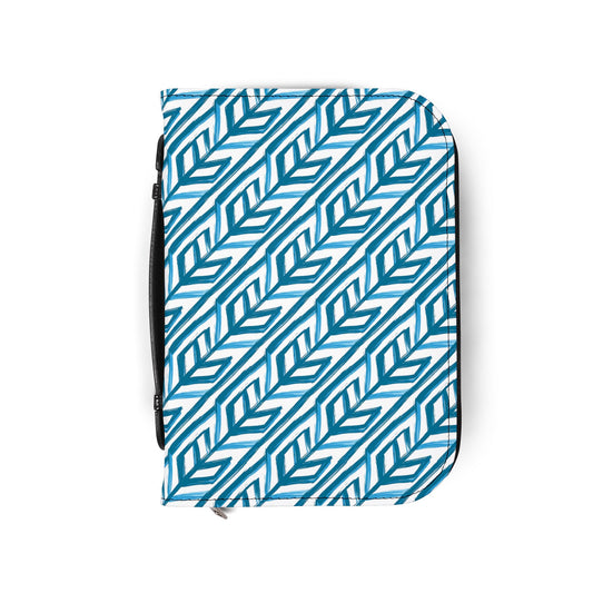 Blue Chevron Bible Cover