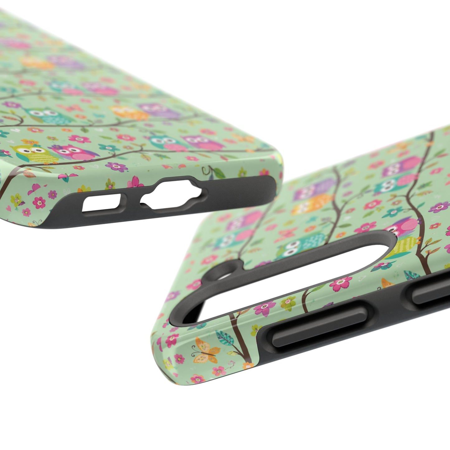 Cute Owl Pattern Tough Phone Case