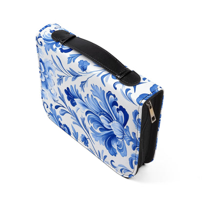Blue Floral Bible Cover