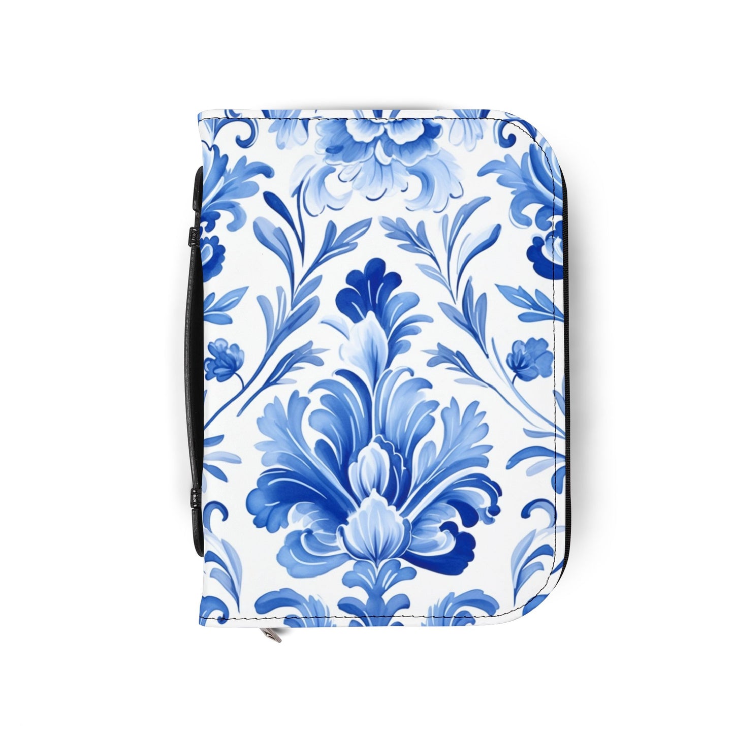 Blue Floral Bible Cover