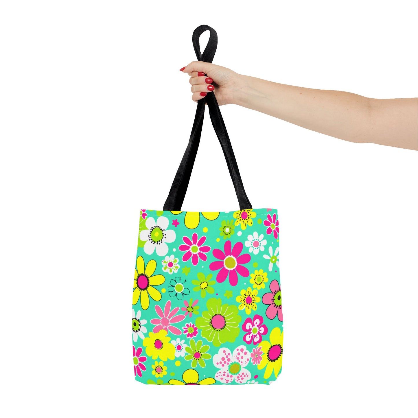 Floral Retro Tote Bag
