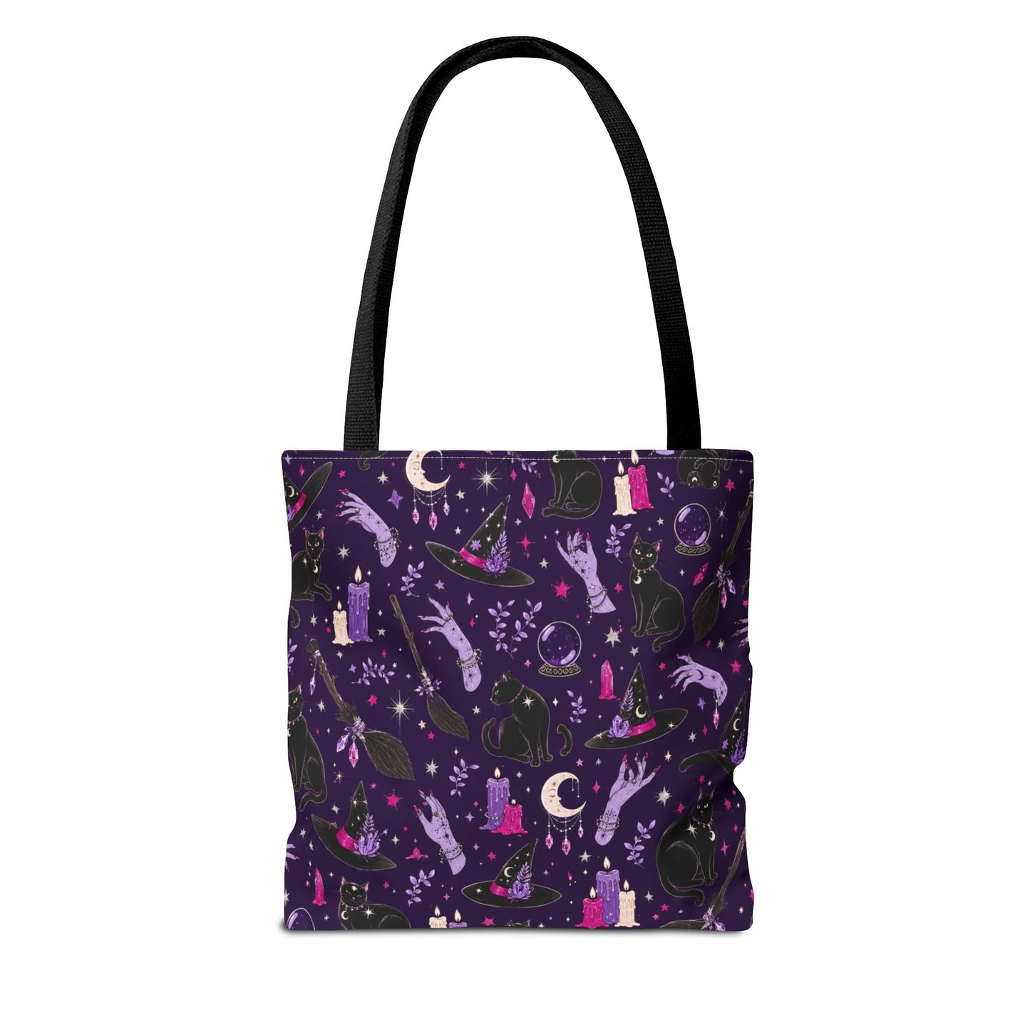 Witchy Pattern Tote Bag