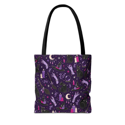 Witchy Pattern Tote Bag
