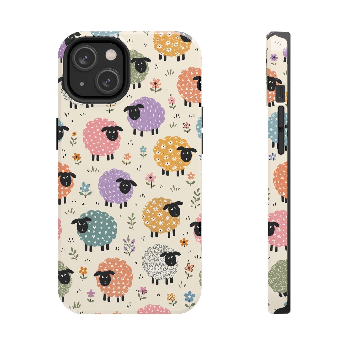 Cute Pastel Sheep Tough Phone Case