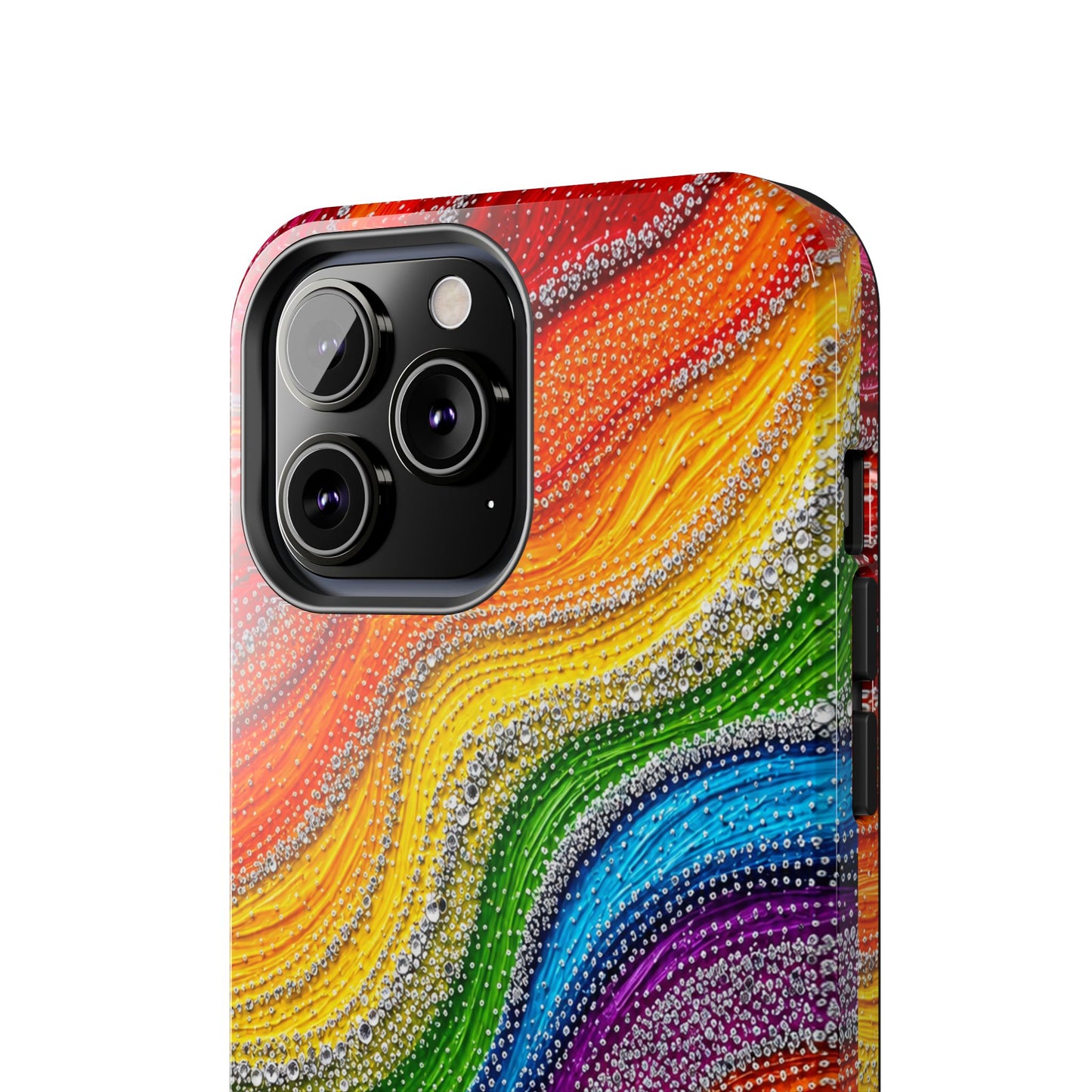 Rainbow Wave Tough Phone Case
