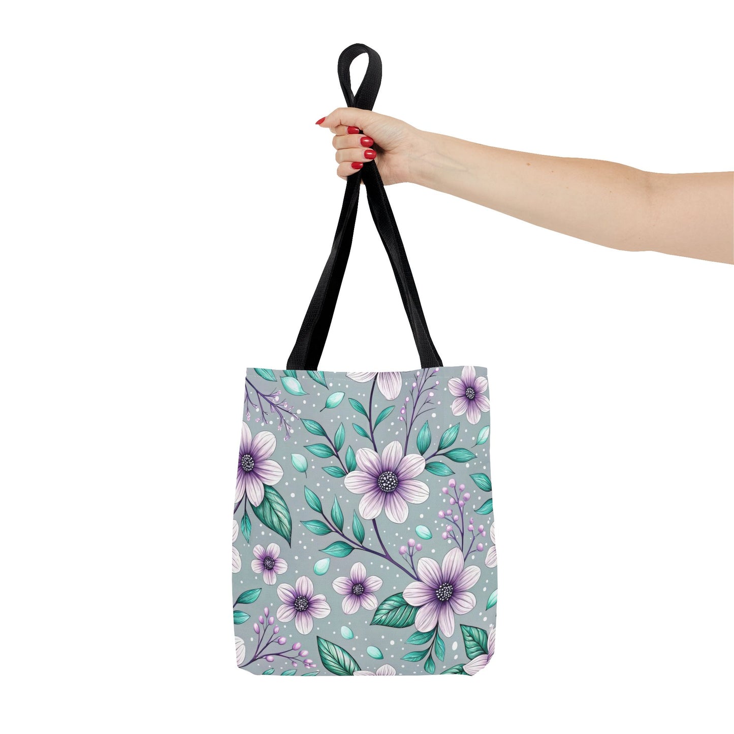 Floral Lavender Blossom Tote Bag