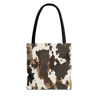 Cowhide Print Tote Bag