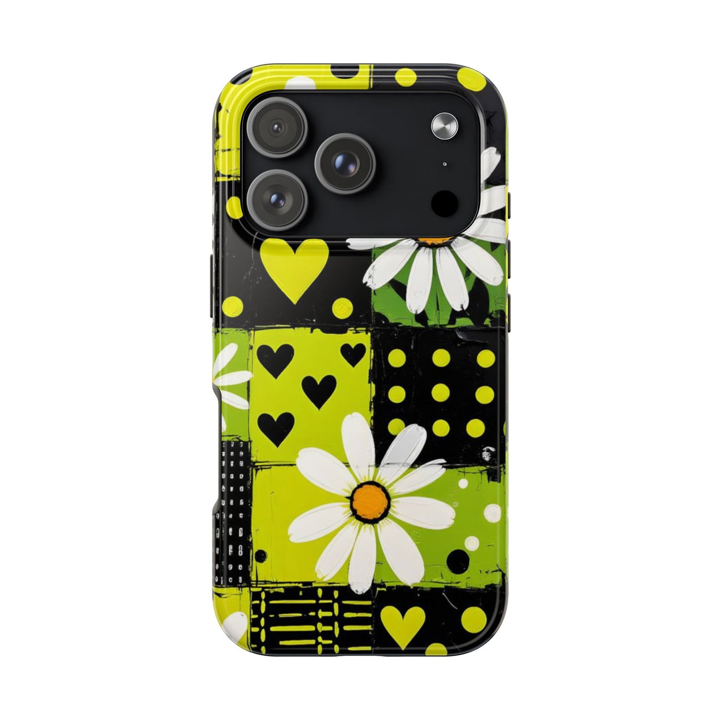 Daisy Patchwork Tough Phone Case