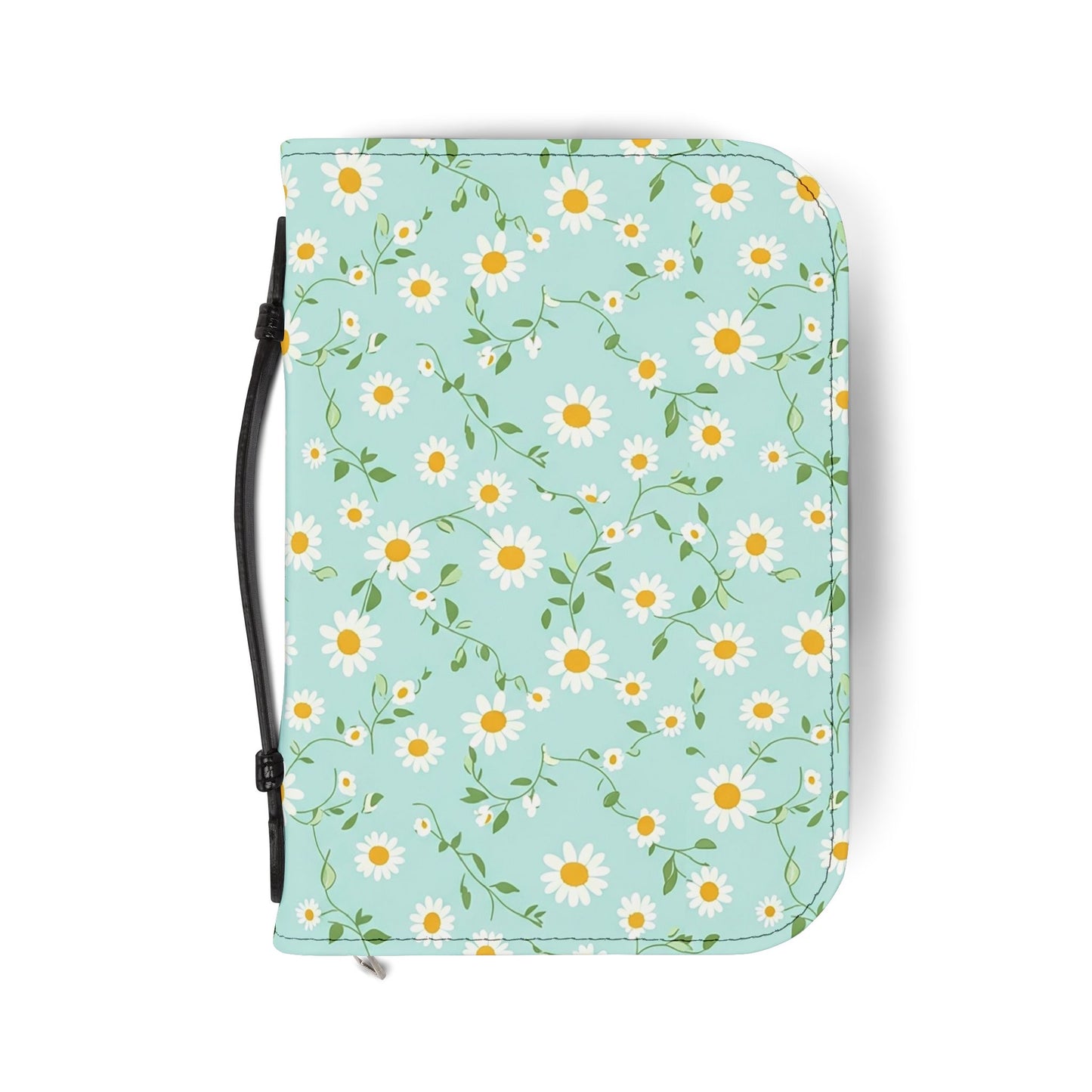 Daisy Floral Bible Cover — Zippered Scripture Organizer