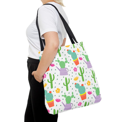 Cactus Pattern Tote Bag