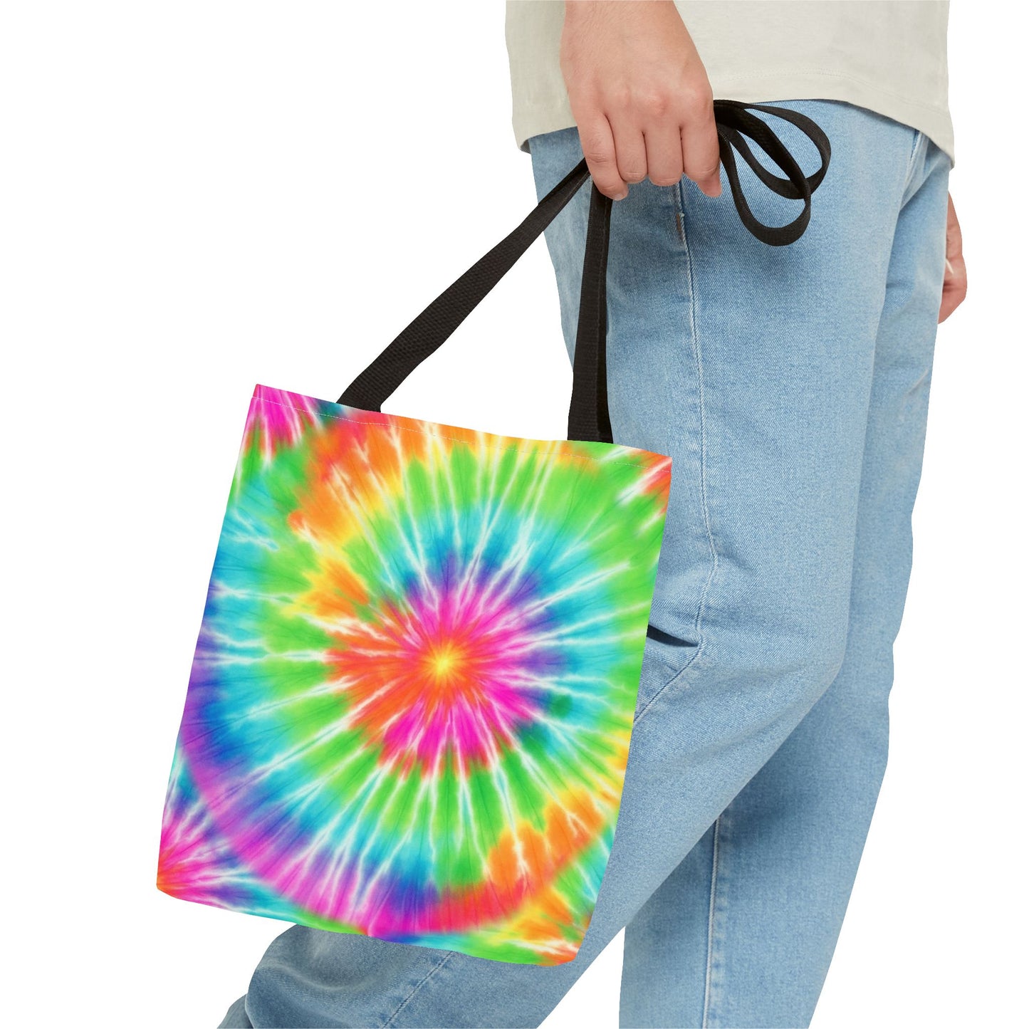 Tie-Dye Spiral Tote Bag