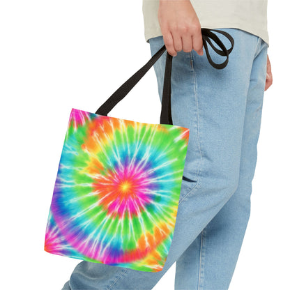 Tie-Dye Spiral Tote Bag