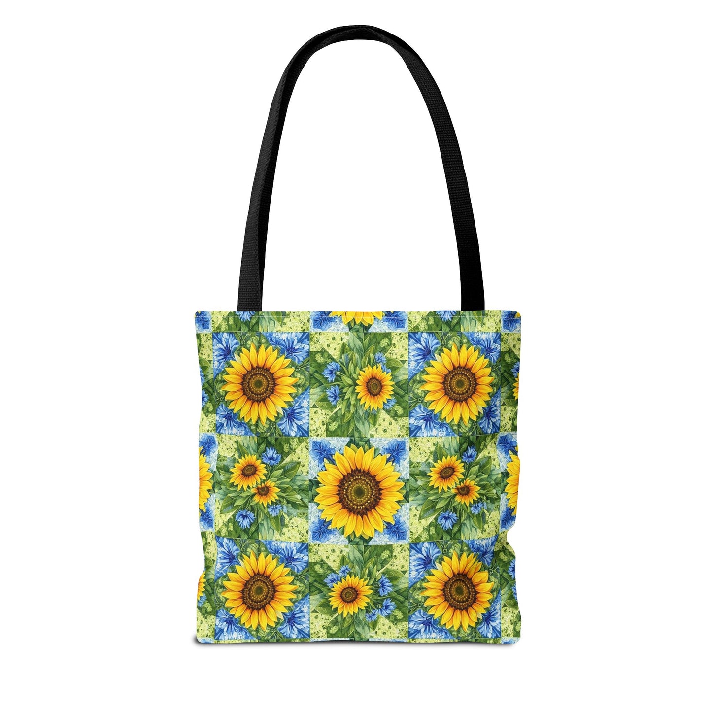 Sunflower Patchwork Tote Bag
