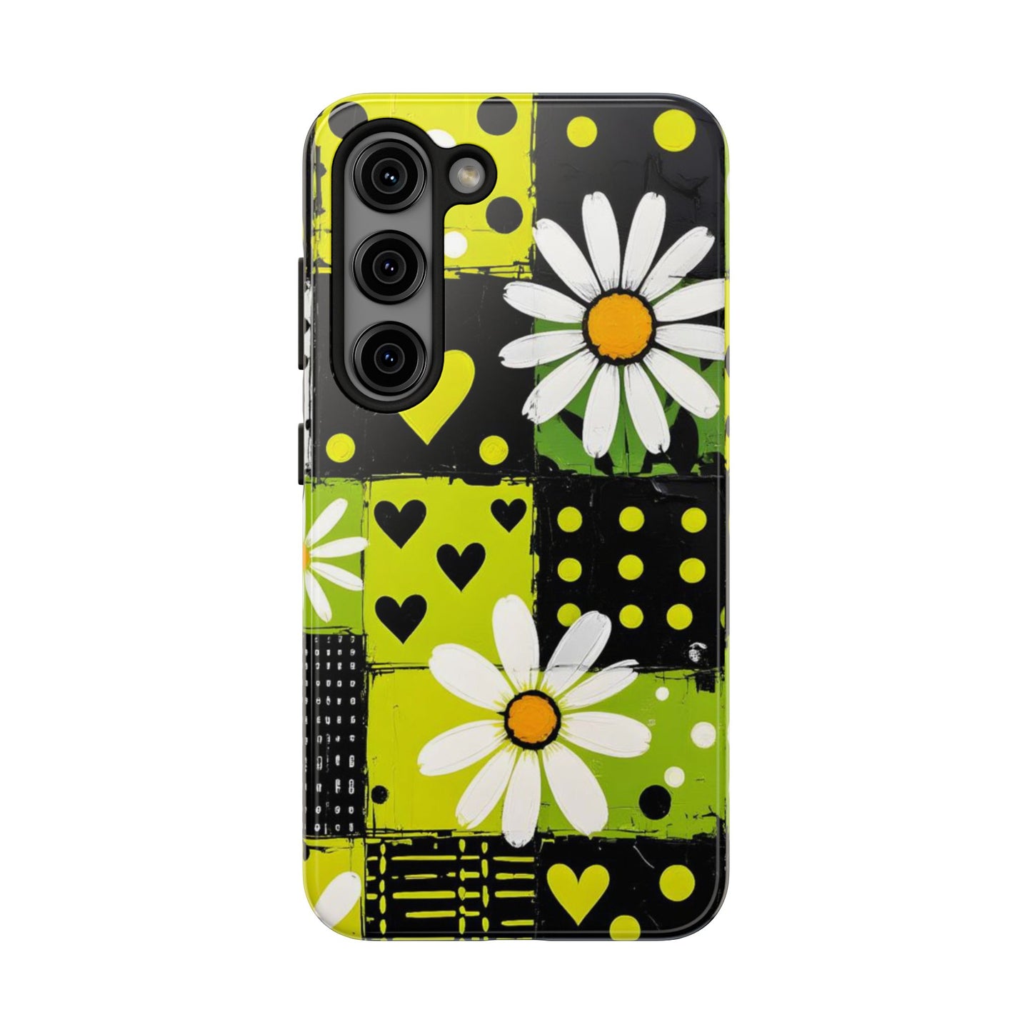 Daisy Patchwork Tough Phone Case