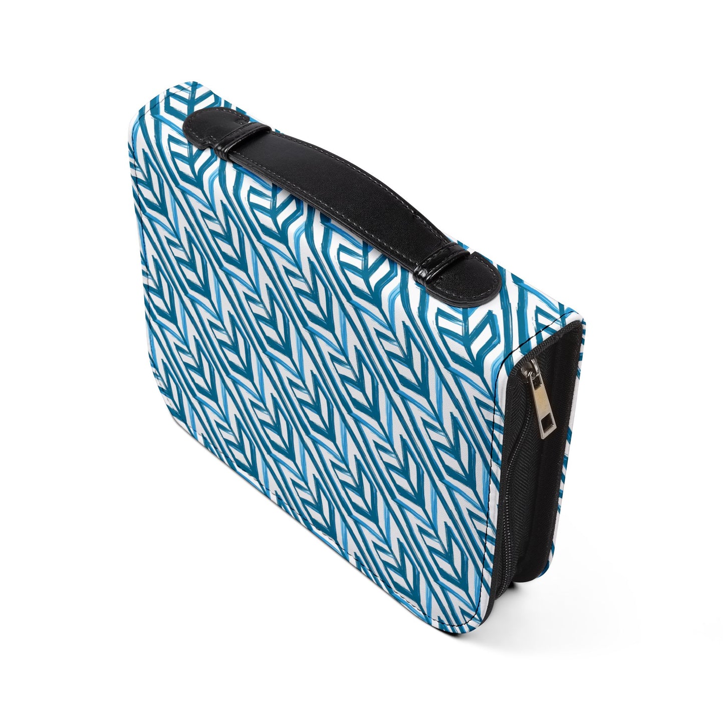 Blue Chevron Bible Cover