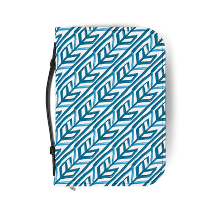 Blue Chevron Bible Cover