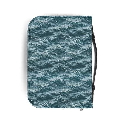 "When You Pass Through Deep Waters" Nautical Scripture Zippered Bible Cover