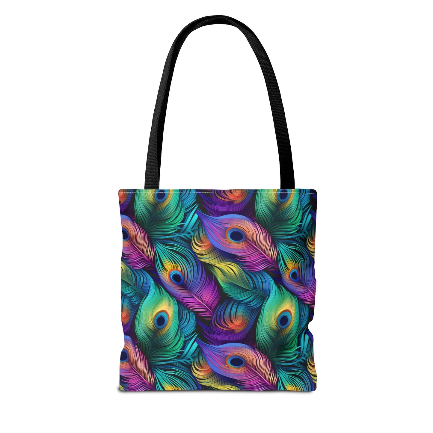 Peacock Feather Pattern Tote Bag