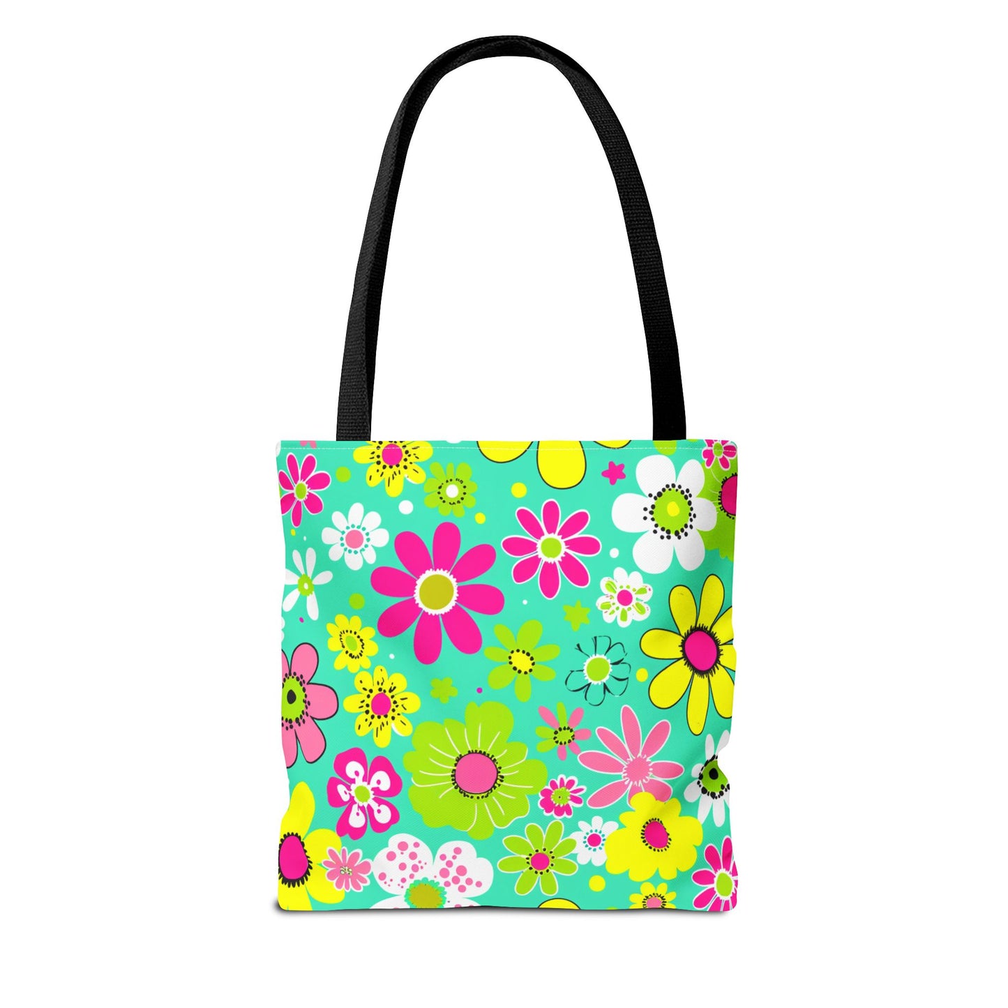 Floral Retro Tote Bag