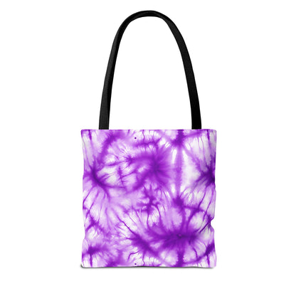 Purple Tie-Dye Tote Bag