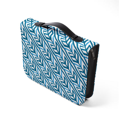 Blue Chevron Bible Cover