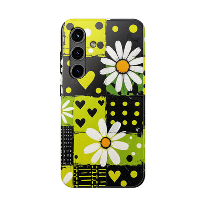 Daisy Patchwork Tough Phone Case