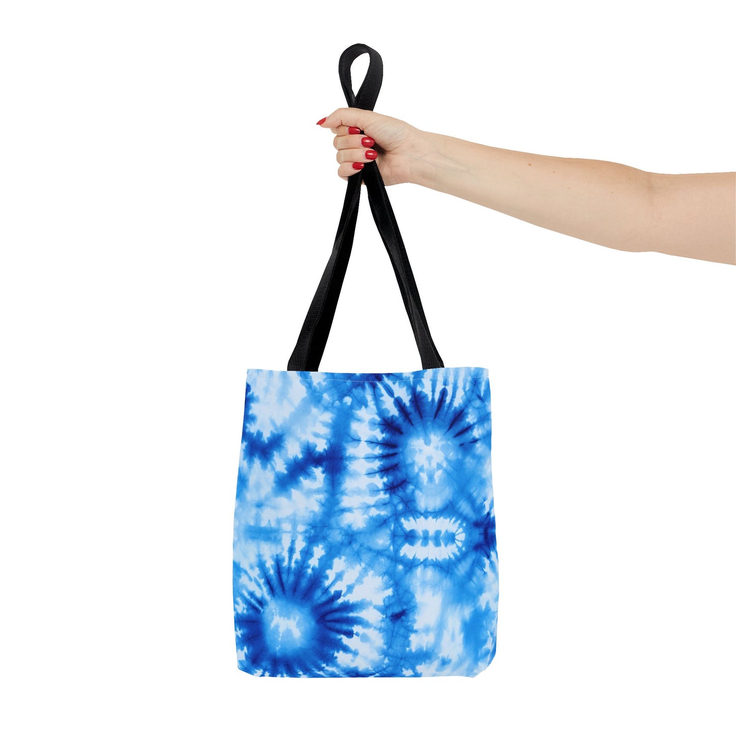 Blue Tie-Dye Tote Bag