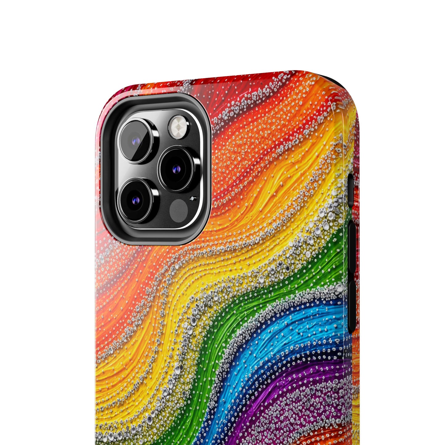 Rainbow Wave Tough Phone Case