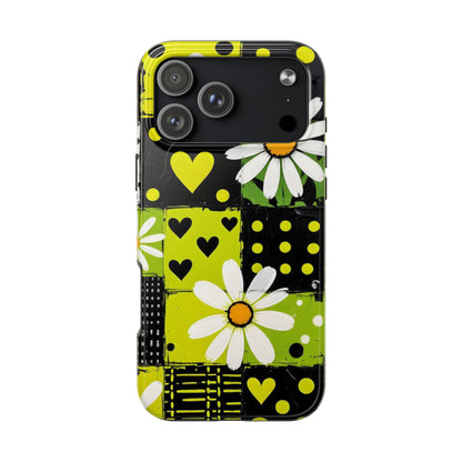 Daisy Patchwork Tough Phone Case