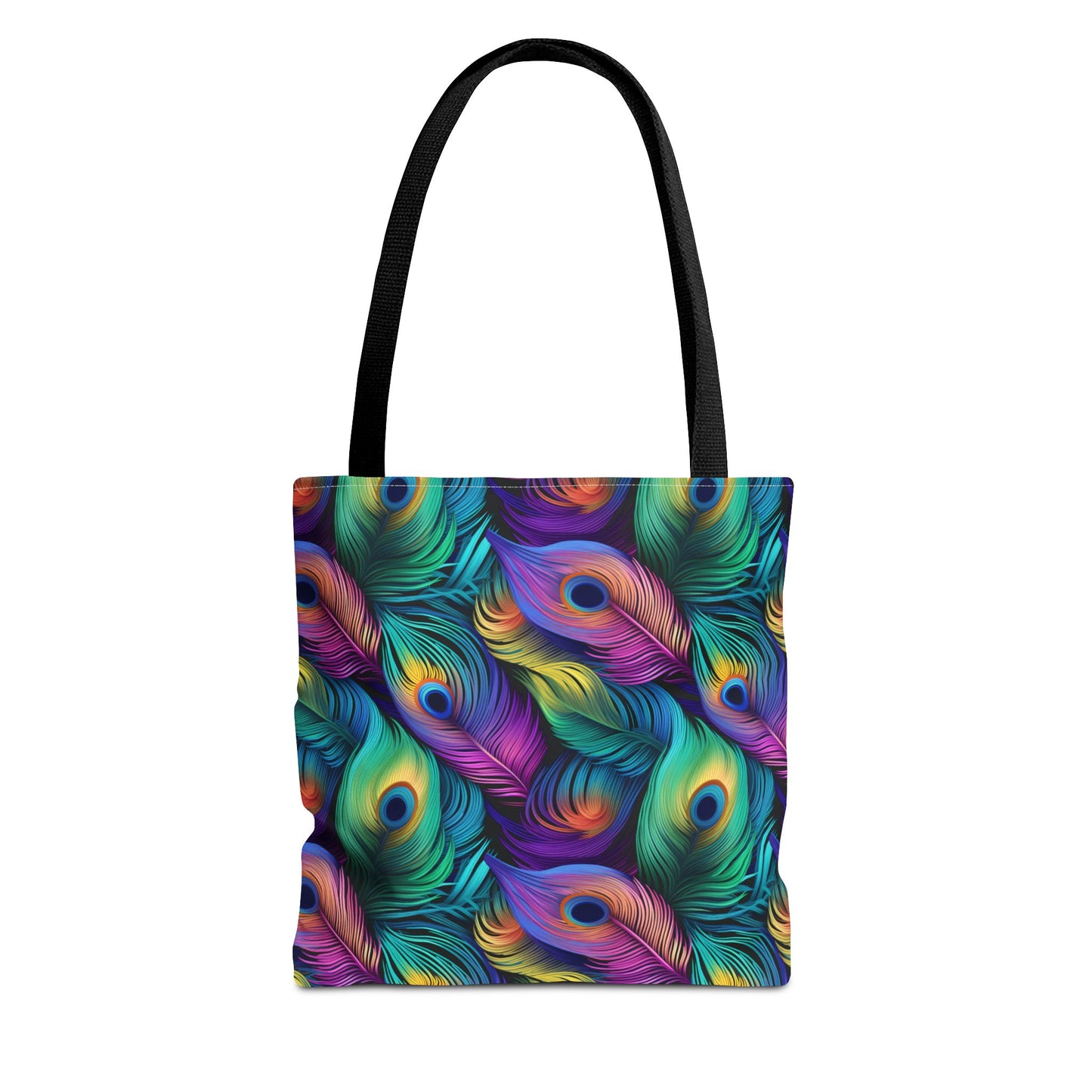 Peacock Feather Pattern Tote Bag