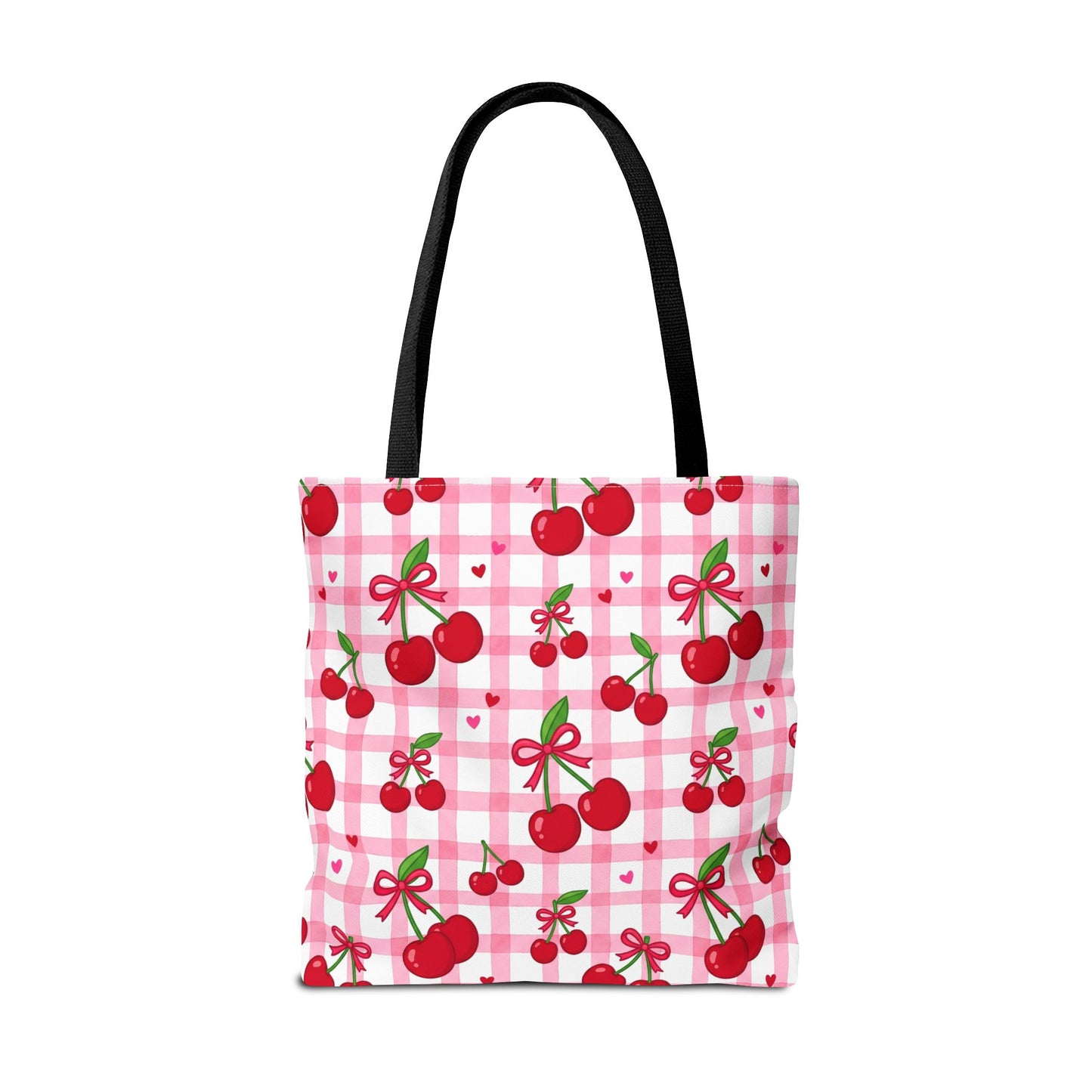 Cherry Gingham Tote Bag