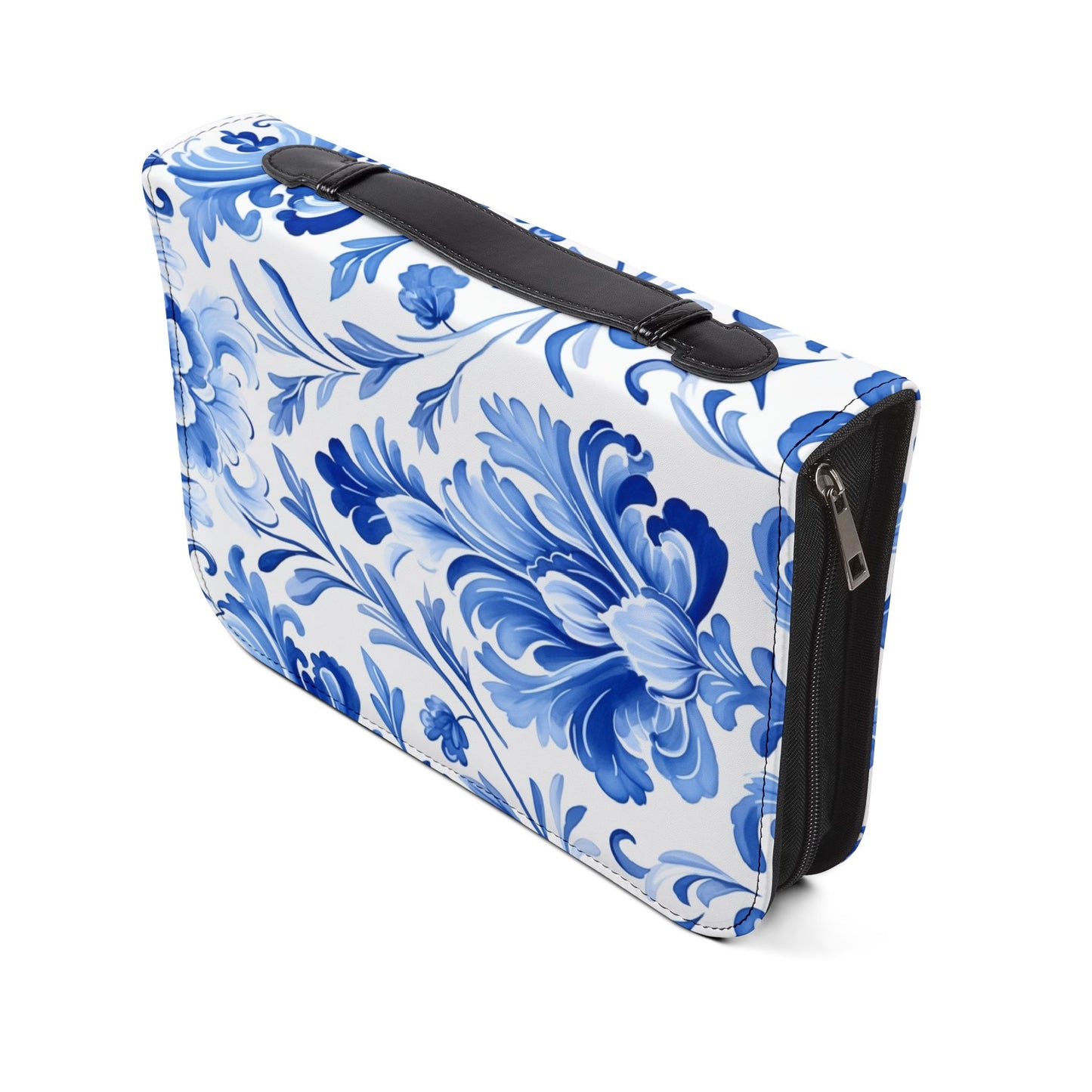 Blue Floral Bible Cover