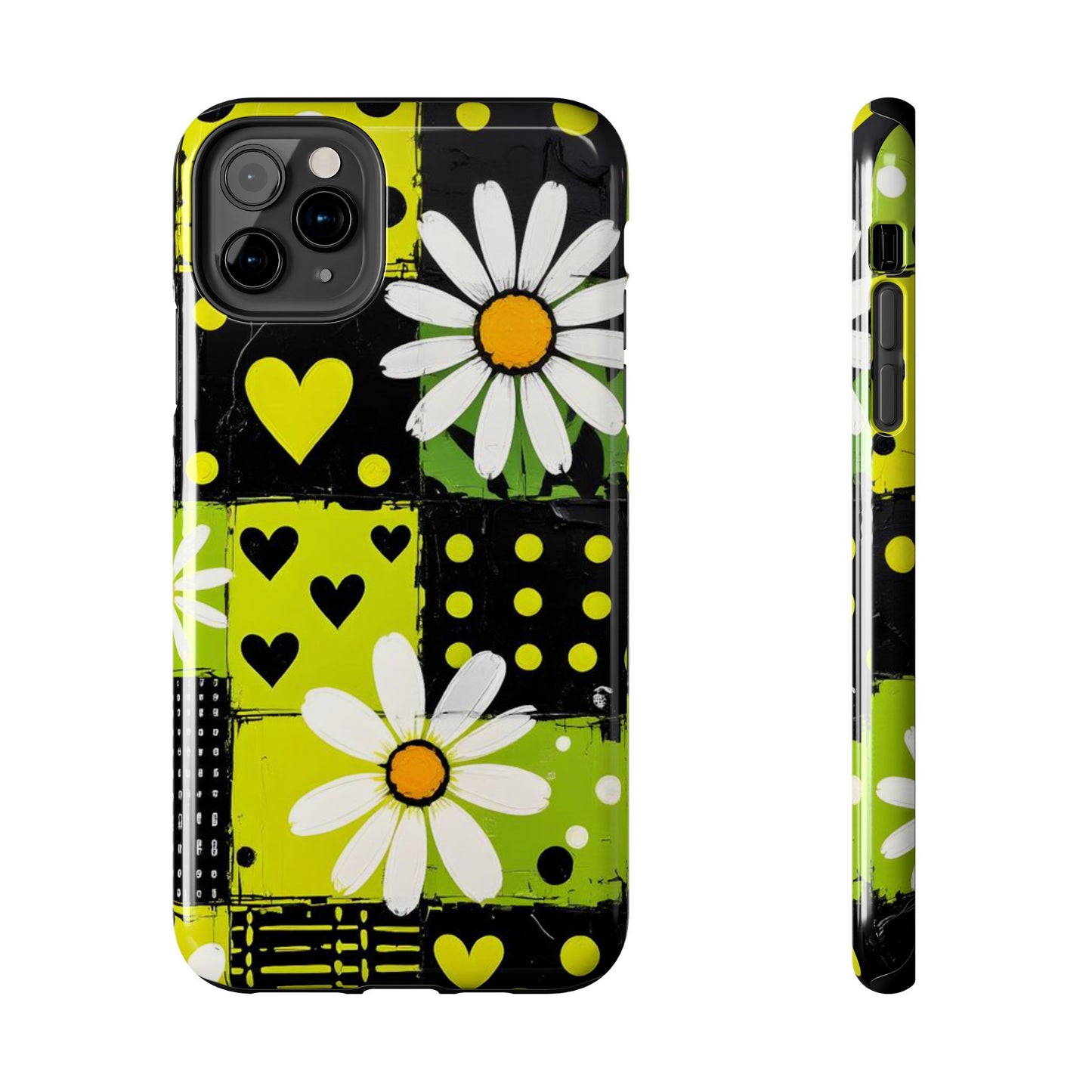 Daisy Patchwork Tough Phone Case