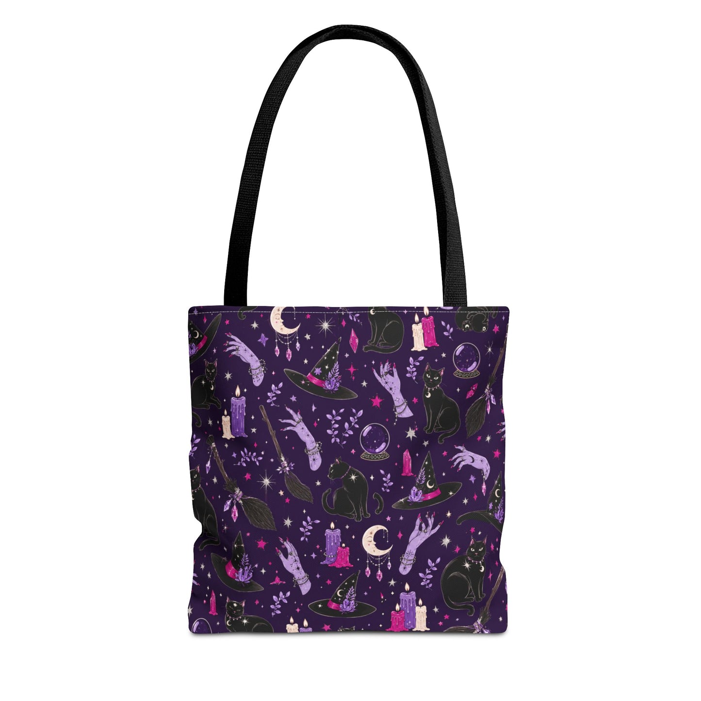 Witchy Pattern Tote Bag