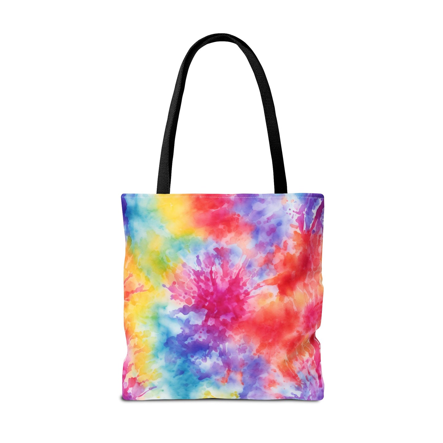 Rainbow Tie-Dye Tote Bag