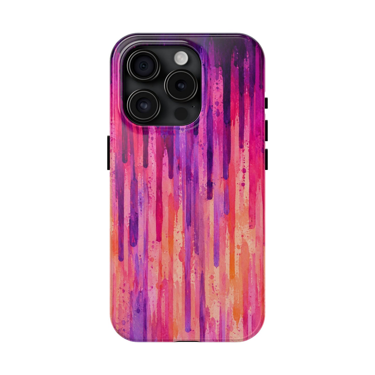 Abstract Pink & Purple Drip Tough Phone Case