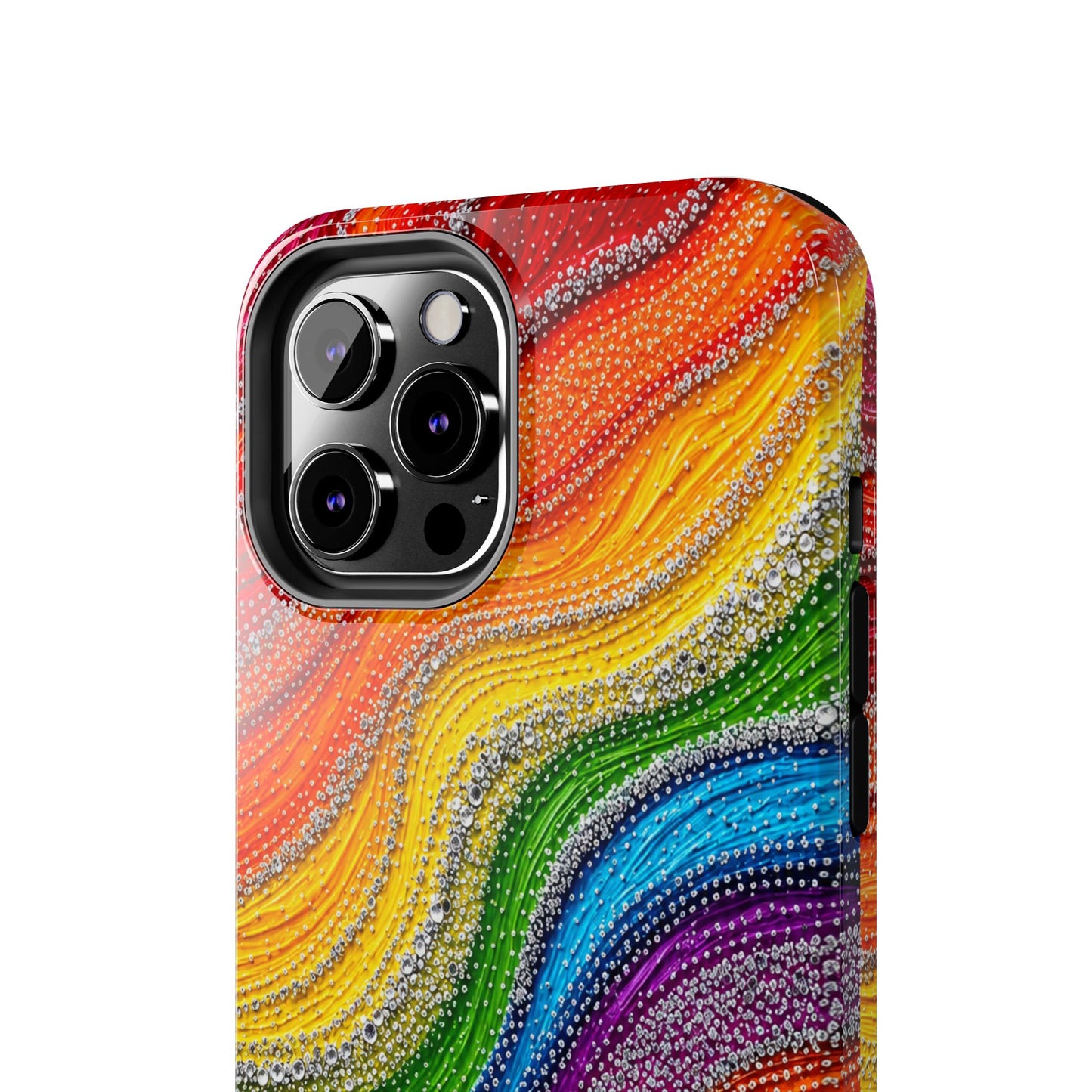 Rainbow Wave Tough Phone Case