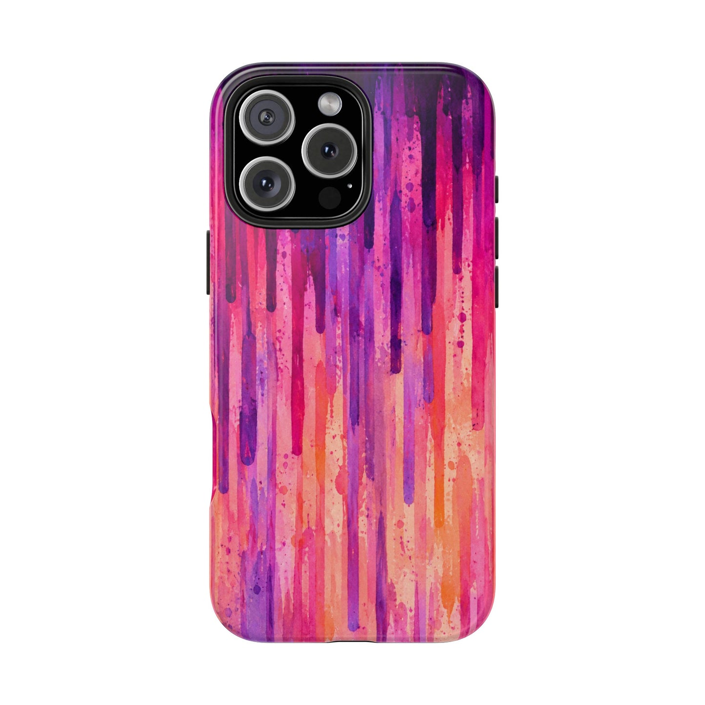 Abstract Pink & Purple Drip Tough Phone Case