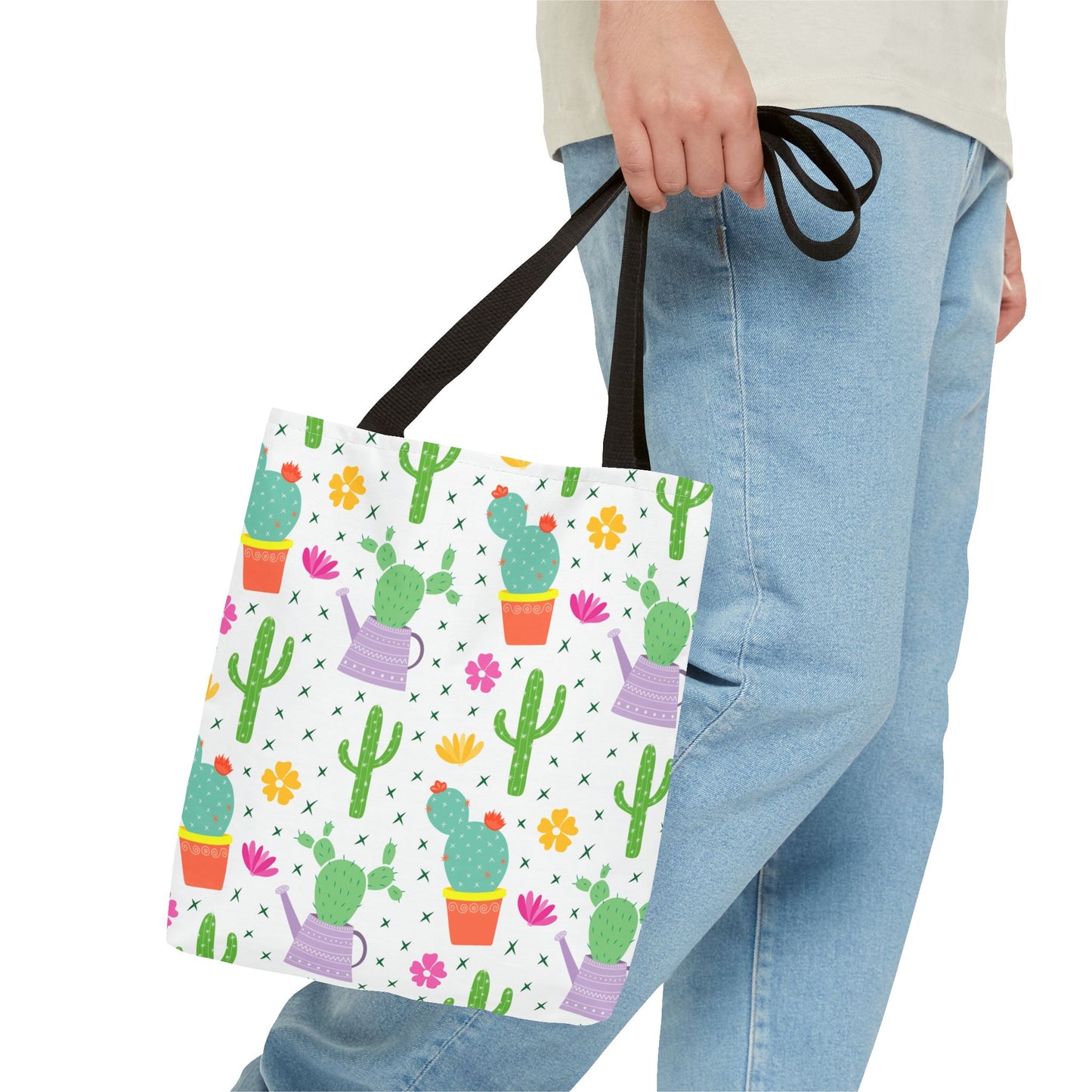 Cactus Pattern Tote Bag