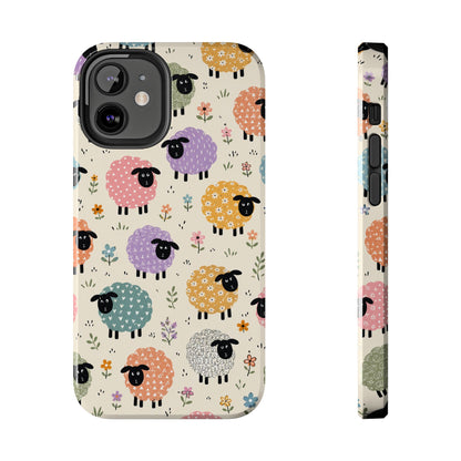 Cute Pastel Sheep Tough Phone Case