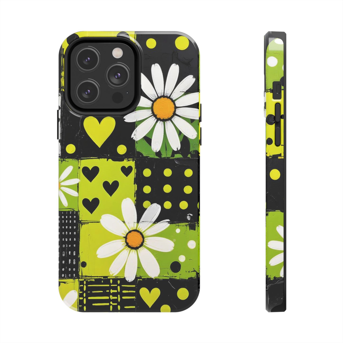 Daisy Patchwork Tough Phone Case