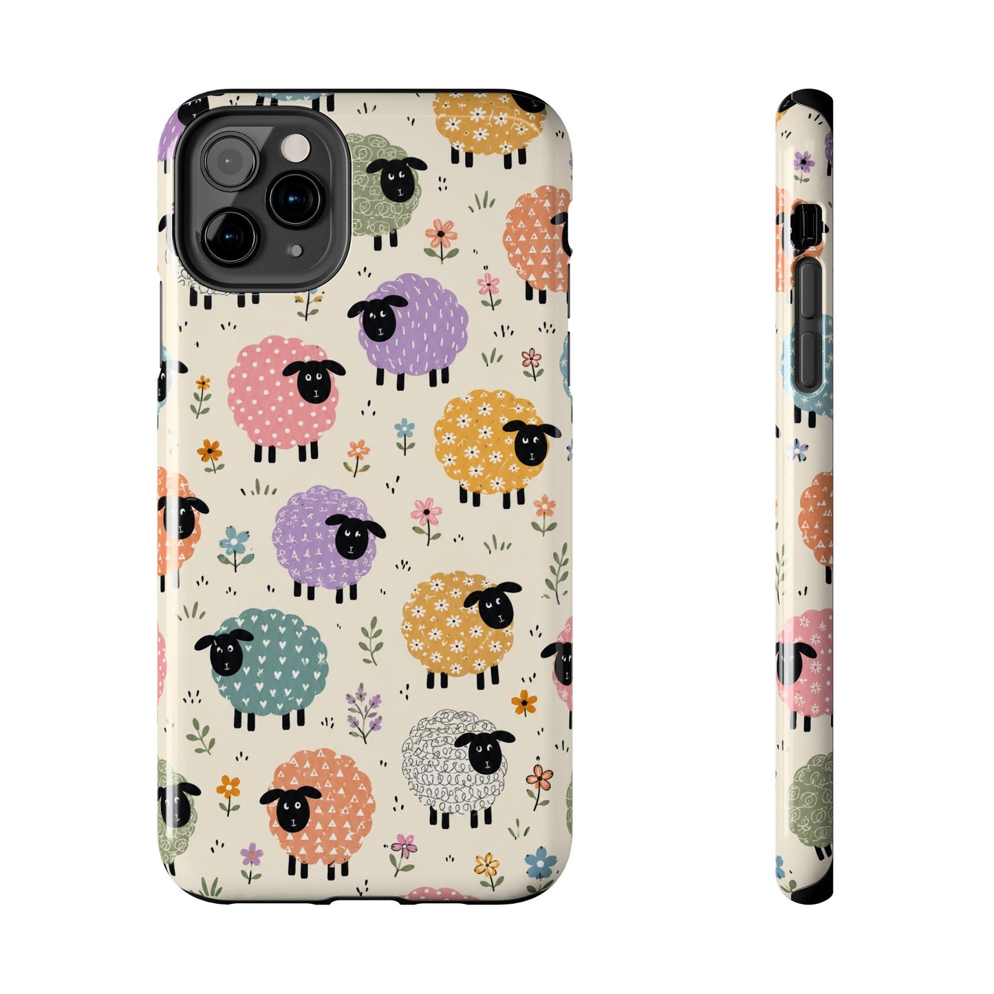 Cute Pastel Sheep Tough Phone Case